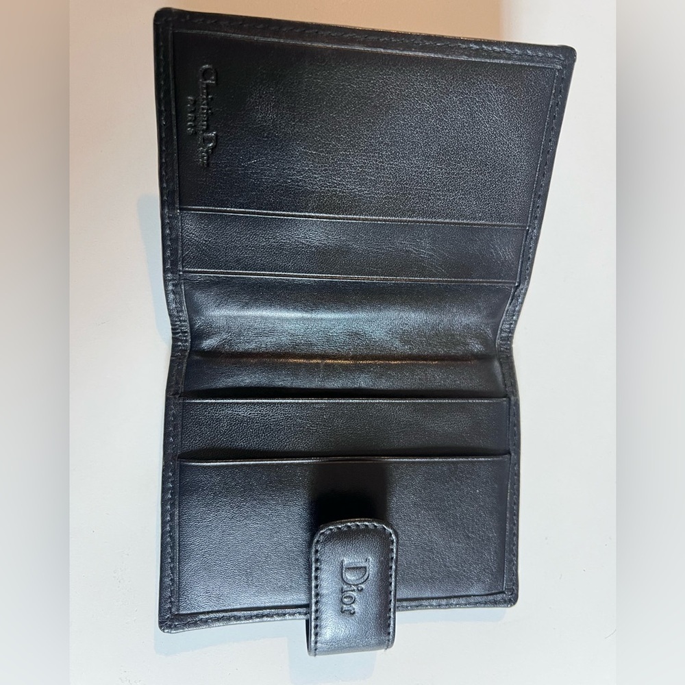 Dior Navy Trotter Card Holder - Picture 3 of 4
